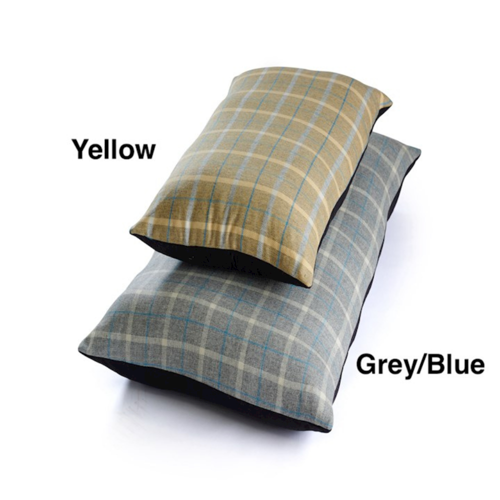 Country Classic Tweed Wool Mattress Dog Bed - Yellow